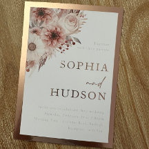 Borde de oro del Rosa del Boda de Rubor, muy divin