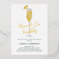 Brunch and Bubbles Mimosa Cocktail Bridal Shower