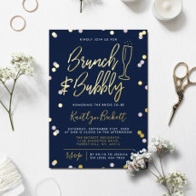 Brunch & Bubbly Confetti Bridal Shower Real