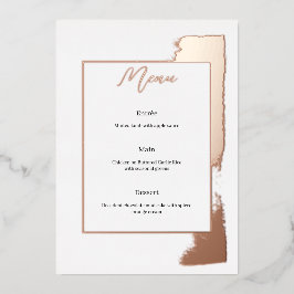Invitación Con Relieve Metalizado Carta boda moderna con Relieve metalizado pintado