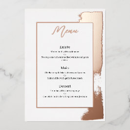 Invitación Con Relieve Metalizado Carta boda moderna con Relieve metalizado pintado