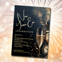 Chic Tiempo de Champagne Nochevieja
