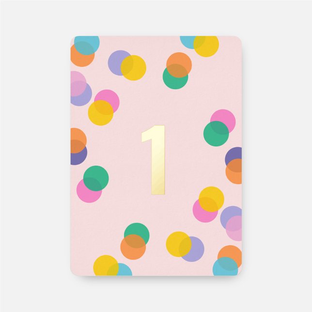 Invitación Con Relieve Metalizado Chica 1 cumpleaños Rosa y Oro (Subido por el creador)
