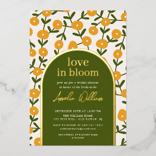 Invitación Con Relieve Metalizado Chorre de Amor Despedida de Soltera