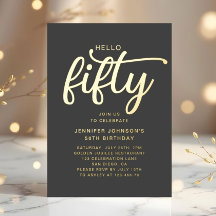 Cincuenta Elegantes Y Fabulosos Cumpleaños 50