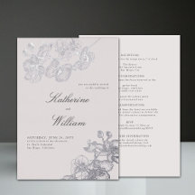 Clásico Formal de Orquídeas Todo en Uno Boda Plata