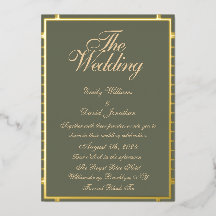 Clásico Sage Green y Golden