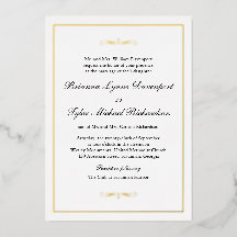 Clásico Simple Elegante Boda