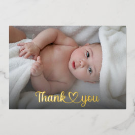 Invitación Con Relieve Metalizado Cora agradecimiento corazón nuevo bebé regalo pers