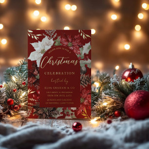 Invitación Con Relieve Metalizado Corona festiva de papel de aluminio corporativa fi