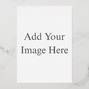 Invitación Con Relieve Metalizado Crea tu propio blanco 