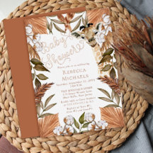 Cute Giraffe Boho Grasas Secas Relieve metalizado 