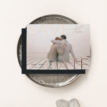 Declaración moderna | Foto horizontal Guardar la f