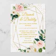 Desayuno Brunch y Burbujas de Boda con Hojas de Or