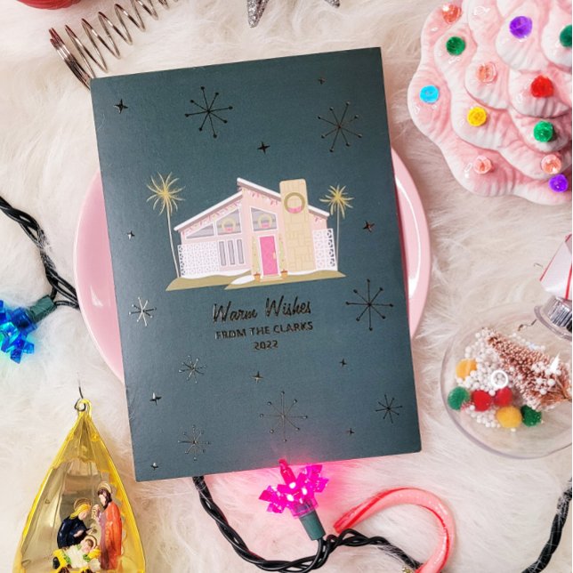 Invitación Con Relieve Metalizado Deseos cálidos Navidades de la Casa Rosada de Medi (Subido por el creador)