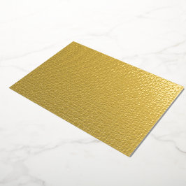Invitación Con Relieve Metalizado Diseño de Celebración Nupcial de Lujo