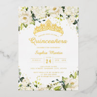 Dorado Champagne Floral Quinceanera