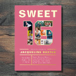 Invitación Con Relieve Metalizado Dulce 16 foto moderna de cumpleaños de color rosa<br><div class="desc">Prepárate para celebrar con estilo con esta moderna y lujosa invitación de cumpleaños rosa caliente. Con su atrevido y vibrante color, esta invitación es perfecta para una celebración dulce de 16 años. El diseño presenta un lujoso Relieve metalizado dorado, por lo que es un lugar destacado en cualquier buzón. Invite...</div>