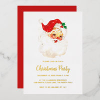 Dulce Santa Claus Vintage Rojo Fiesta de Navidad D