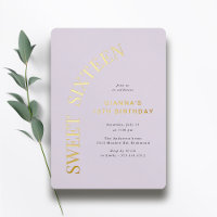 Dulces 16 | Cumpleaños del Chica Lavender Purple &