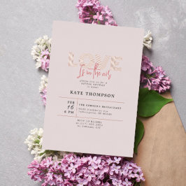 Invitación Con Relieve Metalizado El Amor Está En La Ducha De Novias De Air El día d