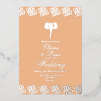 Elefante africano de Ankara Boda Prensada   