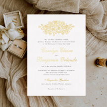 Elegante Boda Clásica Floral Vintage Botánica