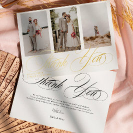 Invitación Con Relieve Metalizado Elegante boda de fotos en blanco y negro