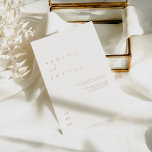 Invitación Con Relieve Metalizado Elegante Boda Minimalista de Marfil Taupe<br><div class="desc">Esta sencilla y elegante invitación es perfecta para un boda moderno. El diseño presenta un tipo de letra manuscrito y un diseño minimalista moderno. Diseñado para coordinar con para la colección de invitaciones a bodas "SERENA". Para cambiar los nombres, la ubicación y la fecha del boda y otros detalles, haga...</div>