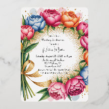 Elegante celebración del Boda Peony Bouquet