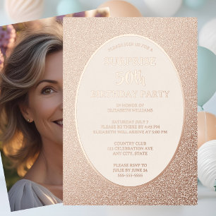 Invitación Con Relieve Metalizado Elegante foto 50 en Personalizado trasero Cumpleañ
