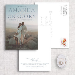 Invitación Con Relieve Metalizado Elegante guión y serio Relieve metalizado moderno 