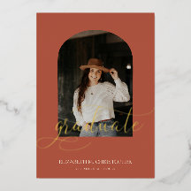 Elegante Marco Arco 5 Graduación de Collage de fot