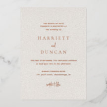 Elegante matrimonio beige neutral y eterno