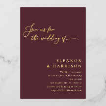 Elegante Minimalista moderno Boda de escritura de 