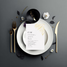 Elegante planta blanca de boda de moda  