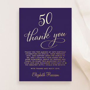 Invitación Con Relieve Metalizado Elegante Relieve metalizado Purple 50 cumpleaños T