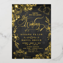 Elegante Romance | Boda con Hoja de Oro Rosa