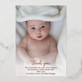 Invitación Con Relieve Metalizado Encantador Diseño de Foto Personalizado Simple par