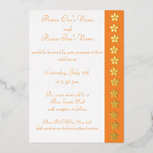 Invitación Con Relieve Metalizado Encantador Sakura en invitación al Relieve metaliz