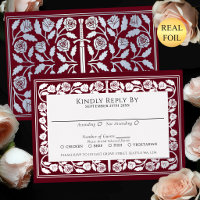 Espada de plata medieval roja RSVP boda real
