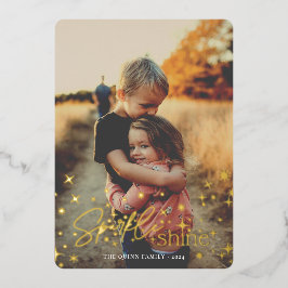 Invitación Con Relieve Metalizado Esparkle