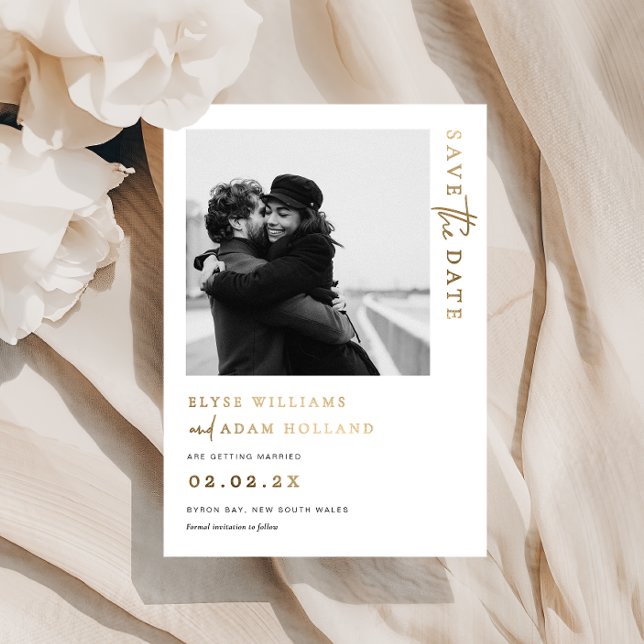 Invitación Con Relieve Metalizado Estelle Photo Relieve metalizado dorado Boda Relie (Subido por el creador)