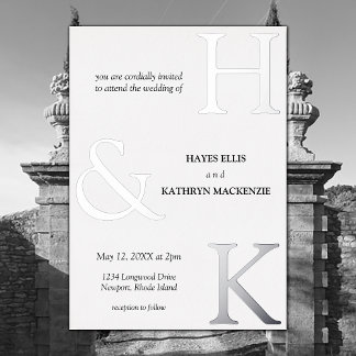 Invitación Con Relieve Metalizado Estética Clásica Minimalista de Dinero Antiguo Bod