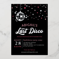 Estrellas de Bola de Disco de Plata Despedida de S