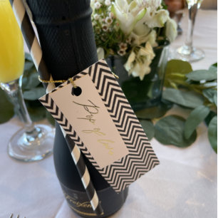 Invitación Con Relieve Metalizado Etiquetas de Favor del Pop of Love DIY