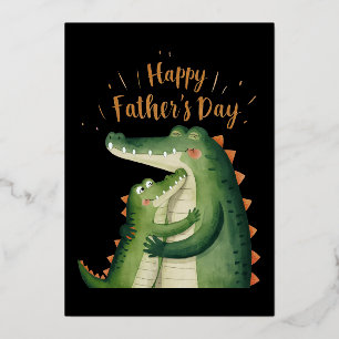 Invitación Con Relieve Metalizado Feliz Día del Padre