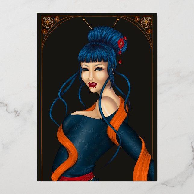 Invitación Con Relieve Metalizado Feuille d'invitation (Anverso)