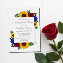Fiesta de compromiso floral Rosa Girasol
