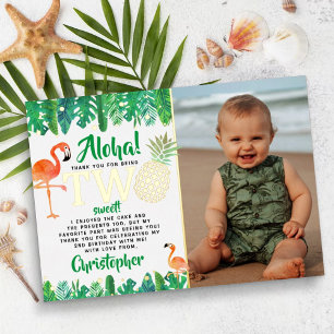 Invitación Con Relieve Metalizado Fiesta de cumpleaños de playa de verano tropical p